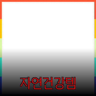 자연의 힘을 담은 건강한 제품 추천