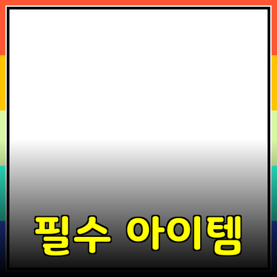 현대인의 필수 아이템