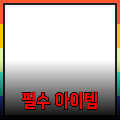 현대인의 필수 아이템